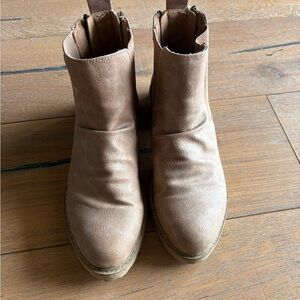 Blowfish Tan Ankle Booties